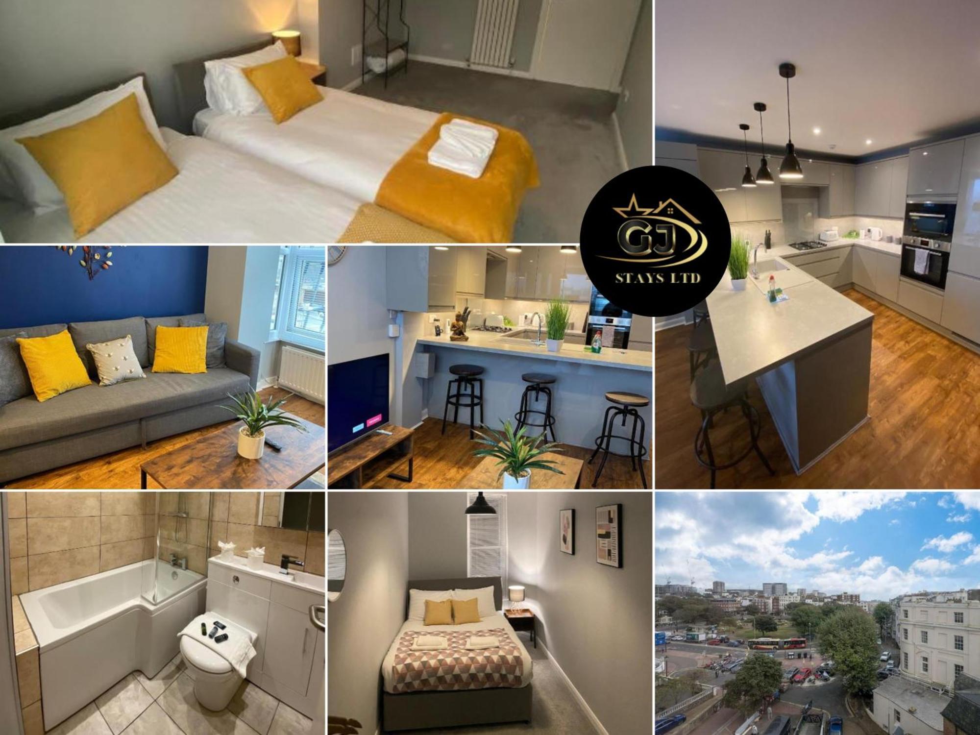 Modern Apartments With Sea Views, Steps From Brighton Beach & The Royal Pavilion Екстериор снимка